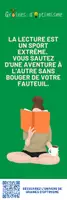 Aperçu - Autre type de ressources - Marque Page - La lecture est un sport extrême - Page 1