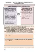 Vorschau - Arbeitsblätter - Martin Luther und die Reformation im Deutschen Reich - Deckblatt