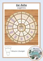 Vorschau - Stationenlernen - Legekreis 6er-Reihe (kleines Einmaleins/kleines 1x1) - Deckblatt