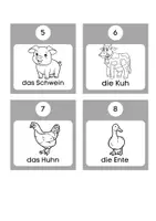 Vorschau - Spiele - Tiere und Farben spielerisch üben (Wortschatz/Akkusativ) - Seite 2