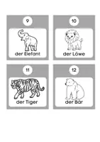 Vorschau - Spiele - Tiere und Farben spielerisch üben (Wortschatz/Akkusativ) - Seite 3