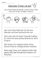 Vorschau - Arbeitsblätter - Deutsch Förderfonkys, Förderunterricht, Materialpaket - Seite 2