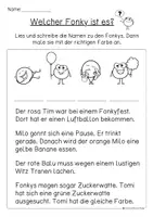 Vorschau - Arbeitsblätter - Deutsch Förderfonkys, Förderunterricht, Materialpaket - Seite 3