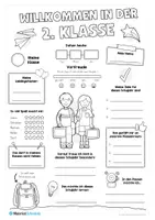 Vorschau - Arbeitsblätter - Willkommen im neuen Schuljahr (2. bis 5. Klasse) - Seite 1