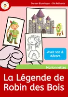 Aperçu - Matériel pour travaux manuels / dessin - La Légende de Robin des Bois - Marionnettes à Doigts - Page de couverture