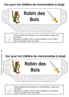 Aperçu - Matériel pour travaux manuels / dessin - La Légende de Robin des Bois - Marionnettes à Doigts - Page 3