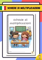 anteprima - Esercizi - Schede di moltiplicazioni - Pagina di copertina