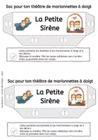 Aperçu - Matériel pour travaux manuels / dessin - La Petite Sirène - Marionnettes à Doigts - Conte de Fées - Page 3