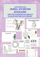 Vorschau - Mal- und Bastelvorlagen - Materialpaket: Elefantenklasse - Deckblatt