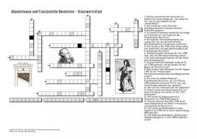 Vorschau - Arbeitsblätter - Absolutismus und Französische Revolution - Kreuzworträtsel - Seite 2