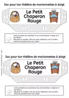 Aperçu - Matériel pour travaux manuels / dessin - Le Petit Chaperon Rouge - Marionnettes à Doigts - Conte de Fées - Page 3