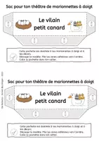 Aperçu - Matériel pour travaux manuels / dessin - Le vilain petit canard - Marionnettes à Doigts - Conte de Fées - Page 3