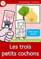 Aperçu - Matériel pour travaux manuels / dessin - Les trois petits cochons - Page de couverture