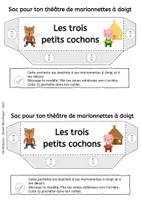 Aperçu - Matériel pour travaux manuels / dessin - Les trois petits cochons - Page 3