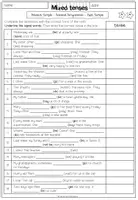 Vorschau - Arbeitsblätter - Mixed Tenses, Englische Zeiten, Present Simple, Present Progressive, Past Simple, Englisch Arbeitsblätter, Worksheets | Grammar, Tenses Übungen, Differenzierung, 5., 6. Klasse - Seite 2