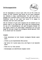 Vorschau - Arbeitsblätter - Einführung X mit Bild, Geschichte und Tafelmaterial - Seite 1