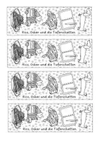 Vorschau - Mal- und Bastelvorlagen - Lesezeichen - Rico, Oskar und die Tieferschatten - Seite 1