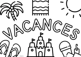 Aperçu - Feuilles d'exercices - Vacances - Graphisme - Page de couverture