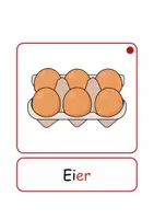 Vorschau - Arbeitsblätter - XXL Lesekarten Lebensmittel Silben - DaZ/DaF, Deutsch (Grundschule) - Seite 1