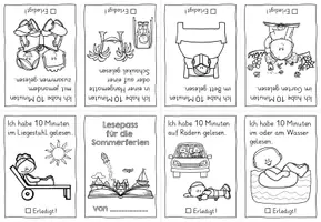 Vorschau - Arbeitsblätter - Lesepass Sommerferien - Seite 2