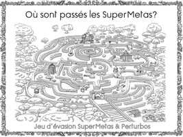 Aperçu - Jeux - 7-10 ans Où sont passés les SuperMetas Escape Game - Page de couverture