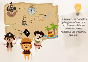 Vorschau - Stundenentwürfe - Interaktive PDF Escape room (Schatzsuche) Deutsch Nomen,Verben,Adjektive - Seite 3