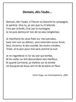 Aperçu - Préparation de séance / Séance complète - Compréhension de lecture - Poème lyrique - Page 1