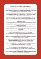 Vista previa - Tarjetas / Manipulativos - Little Red Riding Hood - Lectura en inglés - página 2