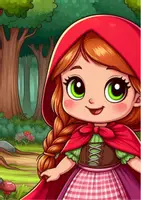 Vista previa - Tarjetas / Manipulativos - Little Red Riding Hood - Lectura en inglés - página 3