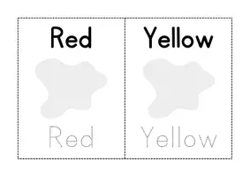 Vista previa - Hojas de trabajo - Colours Booklet - Libritos de colores en inglés - página 2