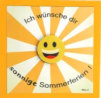 Vorschau - Mal- und Bastelvorlagen - Feriengruß: Sonnige Sommerferien (Geschenke Schuljahresende) - Seite 2