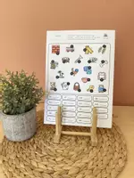 Aperçu - Feuilles d'exercices - Fiches : LECTURE DE MOTS - Page de couverture