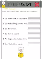 Vorschau - Arbeitsblätter - Verlängern üben - Rechtschreibtraining mit Modellwörtern und Grundwortschatz - Seite 1