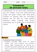 Vorschau - Arbeitsblätter - Freundschaft Materialpaket - Seite 2