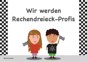 Vorschau - Unterrichtsreihen - Unterrichtsbesuch – Rechendreiecke (3. Stunde Unterrichtsreihe) - Seite 1