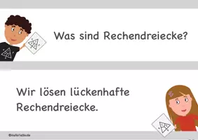 Vorschau - Unterrichtsreihen - Unterrichtsbesuch – Rechendreiecke (3. Stunde Unterrichtsreihe) - Seite 2