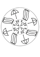 Vorschau - Arbeitsblätter - Mandalas, Ausmalbilder Thema Sommer - Seite 3