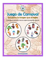 Vista previa - Juegos / Gamificación - Juego de cartas de Carnaval (Carnival matching pairs) - Portada