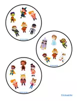 Vista previa - Juegos / Gamificación - Juego de cartas de Carnaval (Carnival matching pairs) - página 3