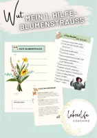 Vorschau - Arbeitsblätter - Mein Erste Hilfe Blumenstrauß Wut / Coaching Lernentwicklung Sekundarstufe - Deckblatt