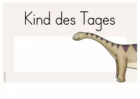 Vorschau - Poster - Tageskind / Kind des Tages - Visualisierung Dino Edition (beige) - Seite 3