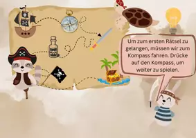 Vorschau - Stundenentwürfe - Interaktiver Escape Room (Schatzsuche) Deutsch Klasse 2-3 - Seite 3