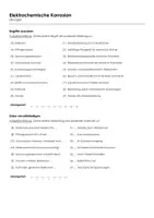 Vorschau - Arbeitsblätter - Elektrochemische Korrosion (Informationstext und Übungen) - Seite 1
