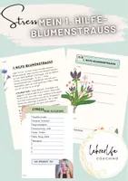 Vorschau - Arbeitsblätter - Mein Erste Hilfe Blumenstrauß Stress / Coaching Lernentwicklung Sekundarstufe - Deckblatt