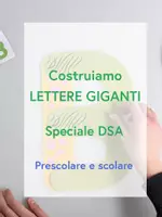 anteprima - Esercizi - Costruiamo LETTERE GIGANTI - Il gioco per imparare le lettere - Pagina di copertina