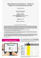 Vorschau - Arbeitsblätter - Mathe-Übungen für zwischendurch Klasse 9-10 | Mathematik Sekundarstufe I | Gleichungssysteme, Pythagoras, Zinseszins, Geometrie, Körperberechnung, Lösungen - Seite 1
