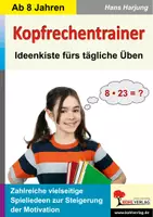 Vorschau - Arbeitsblätter - Kopfrechentrainer Ideenkiste | Mathe Grundschule Förderschule Sek I Klasse 3-7 | 650 Rechenkarten, Einmaleins, Grundrechenarten, Rechenspiele, Dyskalkulie - Deckblatt