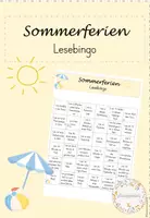 Vorschau - Spiele - Sommerferien - Lesebingo - Deckblatt