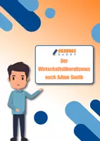 Vorschau - Stundenentwürfe - Der Wirtschaftsliberalismus nach Adam Smith - Unterrichtsstunde - Deckblatt