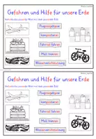 Vorschau - Stundenentwürfe - NACHHALTIGKEIT & UMWELTSCHUTZ Arbeitsheft mit Lösungen Klasse 1 & 2 Tag der Erde / Earth Day - Seite 3
